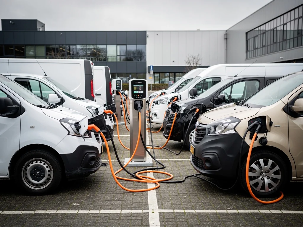 Bornes de recharge rapides pour une flotte de véhicules d'entreprise